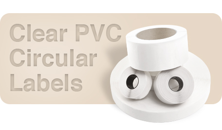 Clear PVC Circular Labels