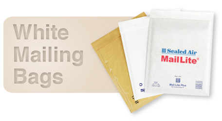 MailLite White Mailing Bags